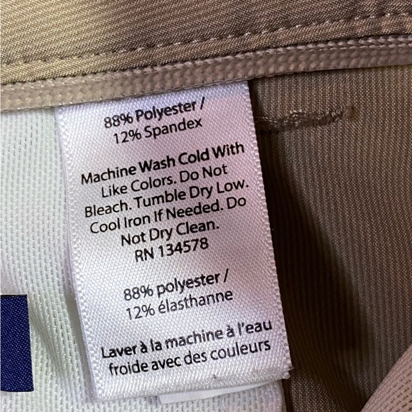 Vinyard Vines Fairway Tech Golf Pants, Size 30x32, Sand - Picture 7 of 10